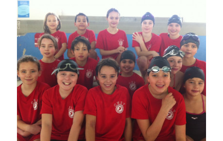 Natathlon  Poussins à Oyonnax.