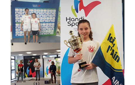 CNBV section Handisport : Manon Haab décroche le titre de Championne de France Mixte Bassin de 25m à Thionville