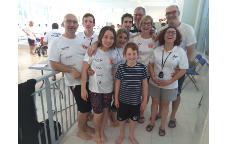 CNBV section Handisport : La section Handisport du CNBV termine 3ième meilleure club de natation de la région Auvergne-Rhône-Alpes pour la saison écoulée 